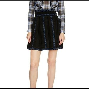 $395 Designer Maje Jerome Sweater Skirt. Sz 2
